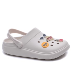 Babuche Feminino Moleca com Bottons 5832.101