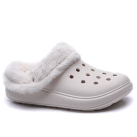 Babuche Feminino Moleca com Pelo Removível 5832.106 