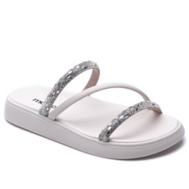 Birken Papete Feminina Moleca Brilho 5469. 121 S Creme-Cristal-Branco