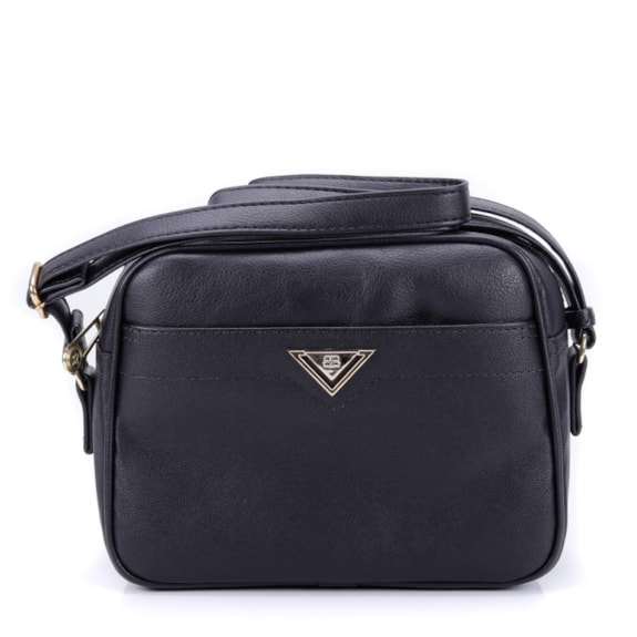 Bolsa Feminina Rafitthy Transversal - PRETO