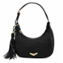 Bolsa Feminina Via Marte Pequena Canoa Tressê Vazado B1-407