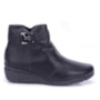 Bota Anabela Piccadily Cano Curto - PRETO