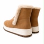Bota Casual Feminina Camurça com Pelo Cano Baixo Flatform Via Marte