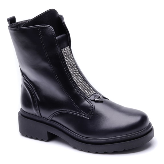Bota Coturno Trama com brilho Via Marte 245-002