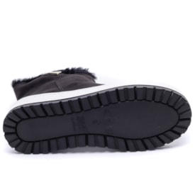 Bota Feminina Casual Camurça com Pelo Via Marte 259-002