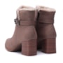 Bota Feminina Dakota Salto Bloco Com Pelo D 2702