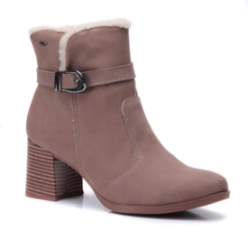 Bota Feminina Dakota Salto Bloco Com Pelo D 2702