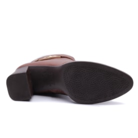 Bota Feminina Dakota Salto Bloco Couro D 2382