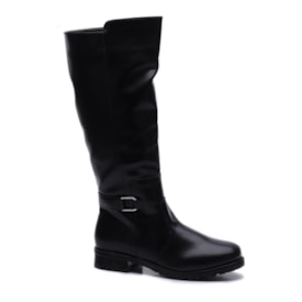 Bota Feminina Mooncity Cano Alto Rasteira 72136