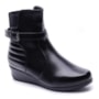 Bota Feminina Mooncity Salto Anabela com Fivela 71105