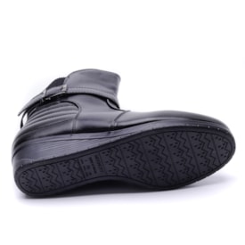 Bota Feminina Mooncity Salto Anabela com Fivela 71105