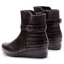 Bota Feminina Mooncity Salto Anabela com Fivela 71105