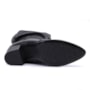 Bota Feminina Pegada Salto Bloco Slouch Couro 280901