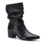 Bota Feminina Pegada Salto Bloco Slouch Couro 280901