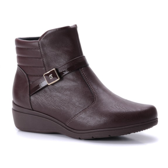 Bota Feminina Piccadilly Anabela Forro Térmico 117136