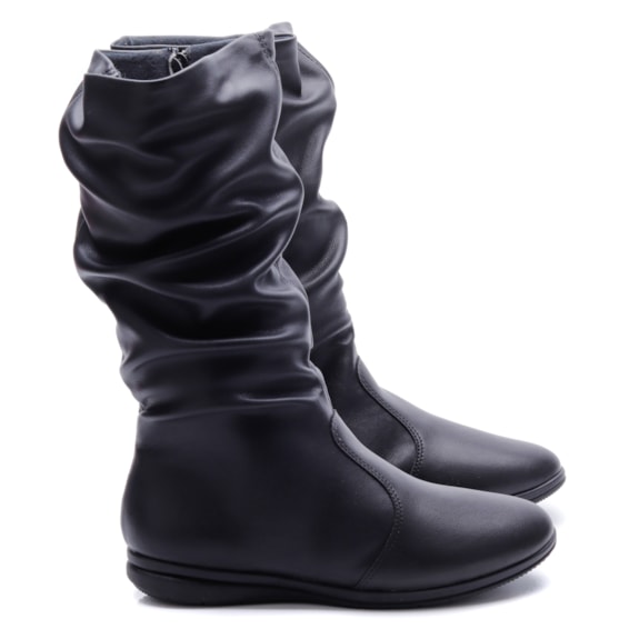 Bota Feminina Piccadilly Cano Alto Rasteira