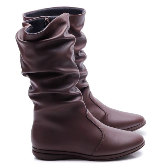 Bota Feminina Piccadilly Cano Alto Rasteira