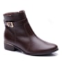 Bota Feminina Ramarim Cano Baixo Couro 24-53104