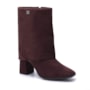 Bota Feminina Via Marte Capa Camurça 248-005 C