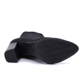 Bota Feminina Via Marte Knit Salto Bloco 021-033