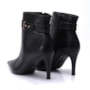 Bota Feminina Via Marte Salto Fino Couro 345-001 