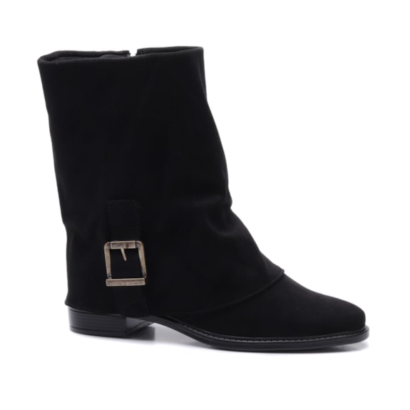 Bota Feminina Vizzano Rasteira Camurça 3077.126