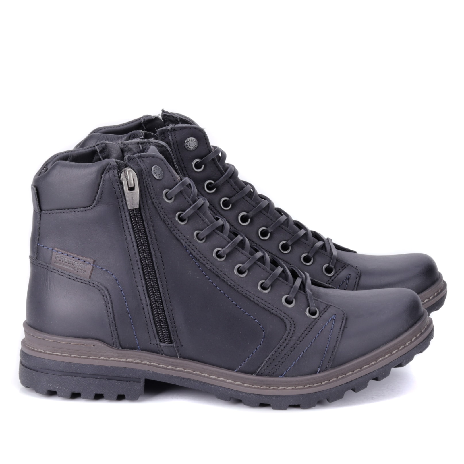 Bota masculina freeway sales absolut couro capuccino