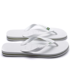 Chinelo Dedo havaianas Brasil branco 4000032 