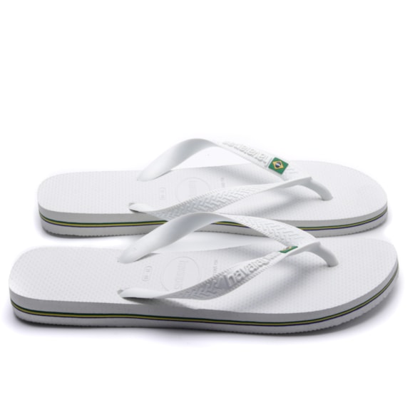 Chinelo Dedo havaianas Brasil branco 4000032 