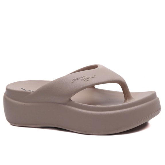 Chinelo Feminino Piccadilly Marshmallow Flat Form 246003