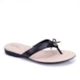 Chinelo Laço Strass Modare Feminino - PRETO