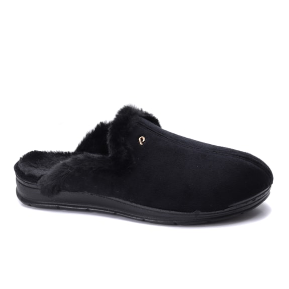 Chinelo Pantufa Feminino Pegada Com Pelo 266005