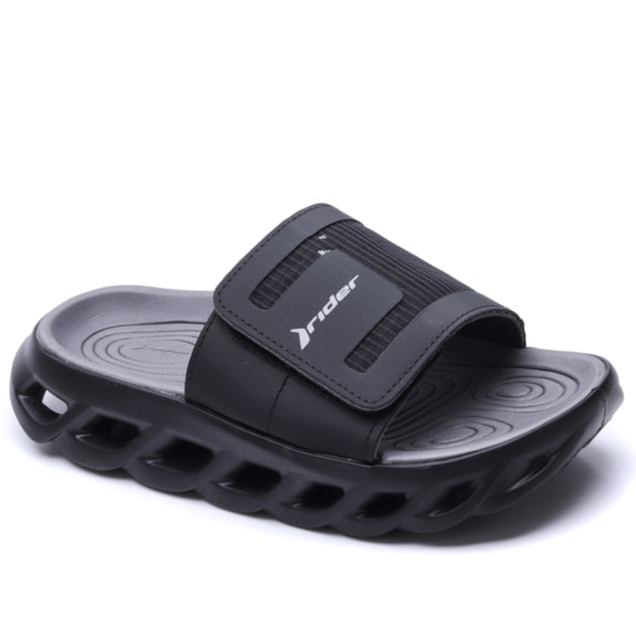 Chinelo Power Slide Rider Masculino 12444 Preto Cinza