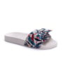 Chinelo Tamanco Slide Moleca Feminino - MULTI BRANCO OFF