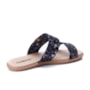 Chinelo Tamanco Slide Moleca Feminino - MULTI PRETO