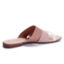 Chinelo Tamanco Slide Moleca Feminino - NUDE/ROSA