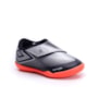 Chuteira Infantil Masculina Salão Umbro Raptor Kids - PRETO/PRATA/CORAL