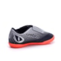 Chuteira Infantil Masculina Salão Umbro Raptor Kids - PRETO/PRATA/CORAL