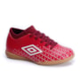 Chuteira Infantil Salão Indoor Umbro Masculina - VERMELHO/VINHO/BRANCO