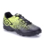 Chuteira Infantil Society Umbro Masculina - PRETO/VERDE/LIMAO