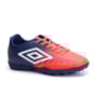 Chuteira Society Umbro Masculina - CORAL/MARINHO/BRANCO