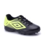 Chuteira Society Umbro Masculina Game Jr - PRETO/LIMAO