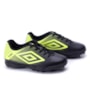 Chuteira Society Umbro Masculina Game Jr - PRETO/LIMAO