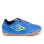 Chuteira Umbro Indoor Jr Masculino Infantil - NEBULAS BLUE/VERDE LIMAO/AZUL