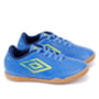 Chuteira Umbro Indoor Jr Masculino Infantil - NEBULAS BLUE/VERDE LIMAO/AZUL