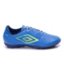 Chuteira Umbro Society Fast Masculino Infantil - NEBULAS BLUE/VERDE LIMAO/AZUL