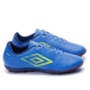 Chuteira Umbro Society Fast Masculino Infantil - NEBULAS BLUE/VERDE LIMAO/AZUL