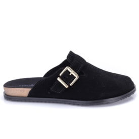 Clog Feminino Moleca Camurça com Fivela 5743 209