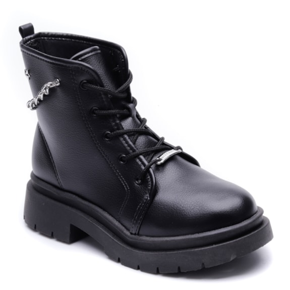 Coturno Feminino Infantil com Corrente Molekinha 2182.109