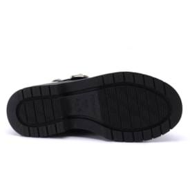 Coturno Feminino Piccadilly Flat Form com Fivelas 318018 N